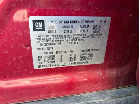 Used 2016 Buick Encore Sport Touring AWD/4WD image 10