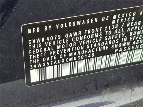 Used 2019 Volkswagen Golf 4-Door FWD image 15