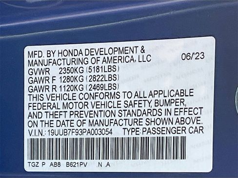 Used 2023 Acura TLX Type S image 33