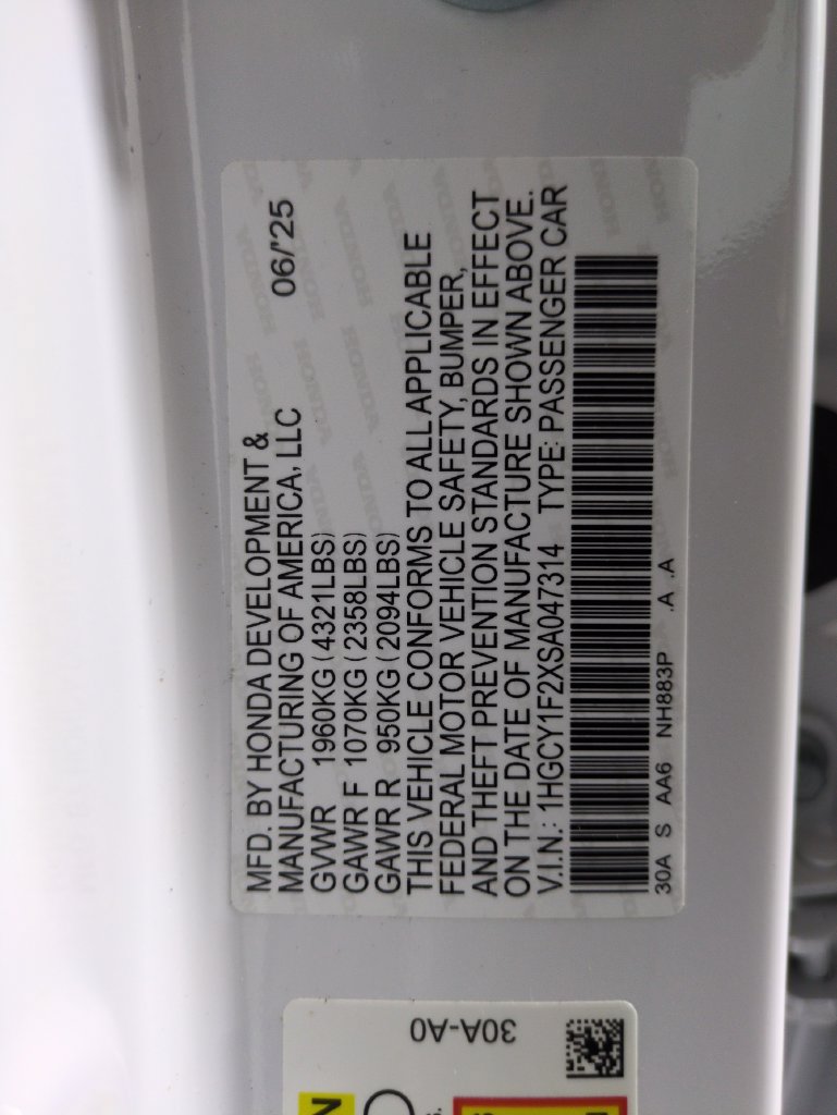 Certified 2025 Honda Accord LX image 36