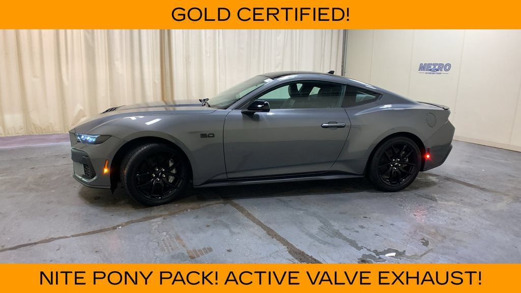 Certified 2025 Ford Mustang GT Premium w/ Mustang Nite Pony Package RWD image 6