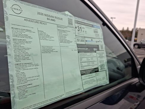 New 2026 Nissan Rogue SV image 5
