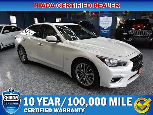 Used 2019 INFINITI Q50 Luxe w/ Essential Package (3.0T Luxe) image 1