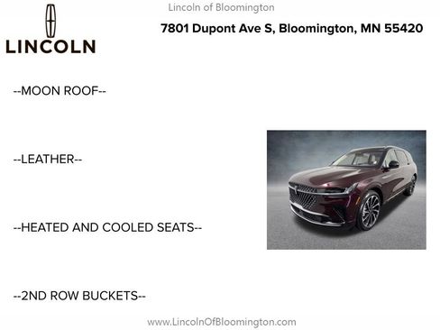 Used 2024 Lincoln Nautilus Black Label AWD/4WD image 5