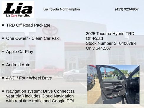 Used 2025 Toyota Tacoma TRD Off-Road AWD/4WD image 7