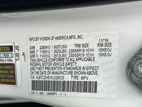Used 2019 Acura RDX w/ Technology Package AWD/4WD image 12