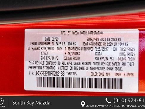 Certified 2023 MAZDA CX-5 AWD 2.5 S w/ Select Package image 24