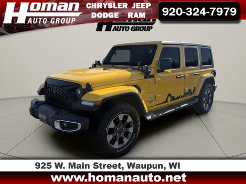 Used 2021 Jeep Wrangler Unlimited Sahara w/ Dual Top Group AWD/4WD image 1