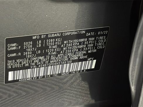 Used 2022 Subaru Outback Touring XT image 34