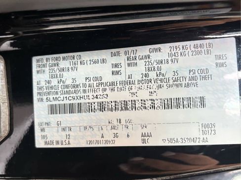 Used 2017 Lincoln MKC Premiere FWD image 10
