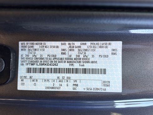 Used 2024 Ford F150 XL w/ Equipment Group 103A High AWD/4WD image 25