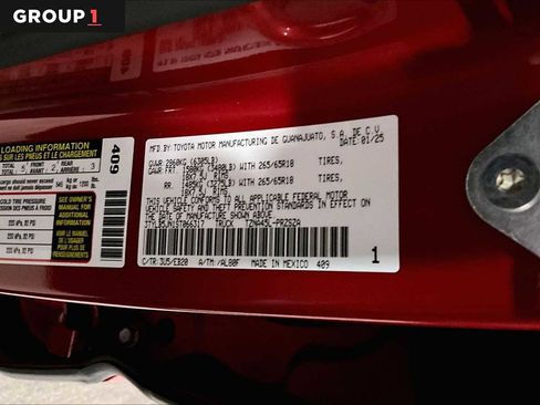 Certified 2025 Toyota Tacoma Limited AWD/4WD image 37