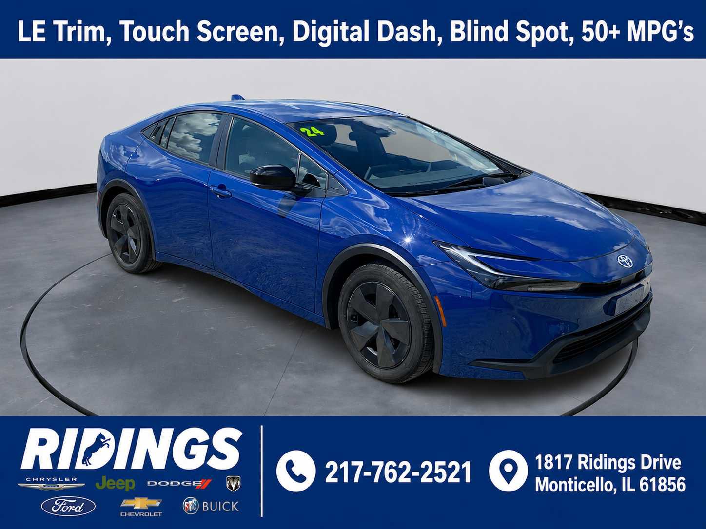 Used 2024 Toyota Prius LE FWD image 1