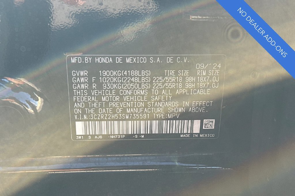 Certified 2025 Honda HR-V Sport image 31