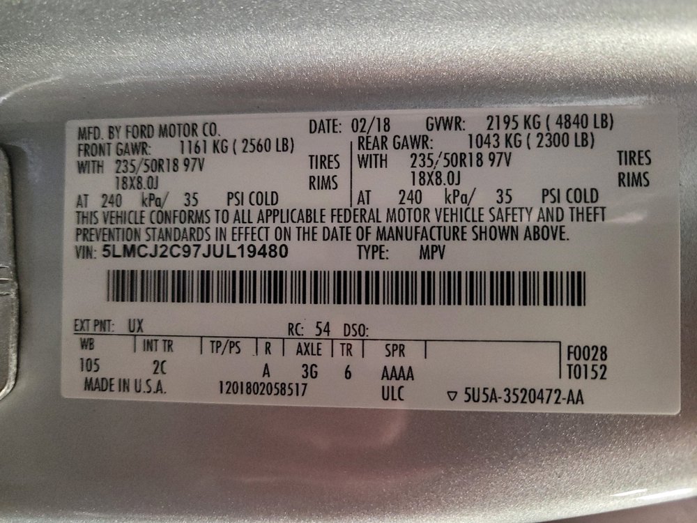 Used 2018 Lincoln MKC Select w/ Select Plus Package FWD image 33