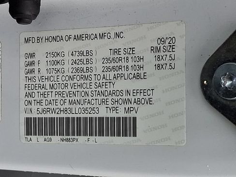 Used 2020 Honda CR-V EX-L image 25