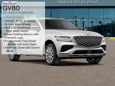 New 2026 Genesis GV80 2.5T AWD/4WD image 3