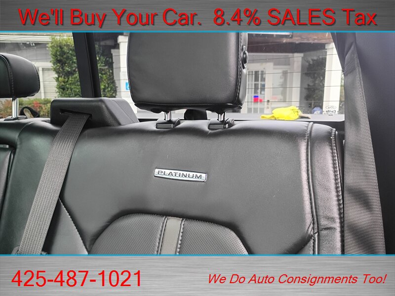 Used 2015 Ford F150 Platinum w/ Equipment Group 701A Luxury AWD/4WD image 12