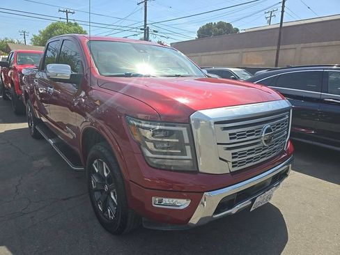 Used 2021 Nissan Titan Platinum Reserve w/ Moonroof Package AWD/4WD image 2