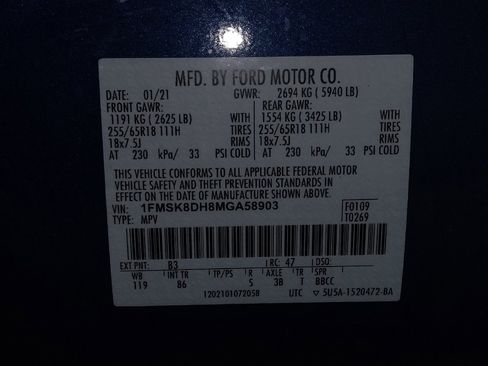 Used 2021 Ford Explorer XLT image 33