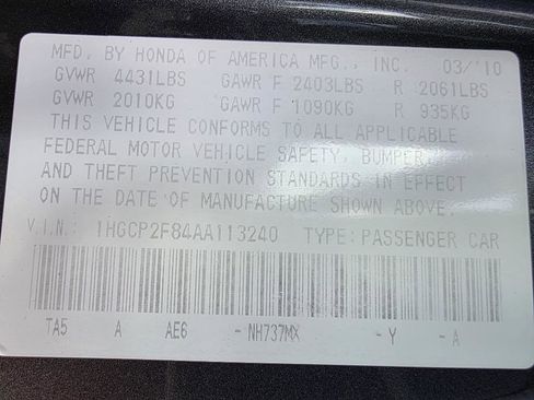 Used 2010 Honda Accord EX-L image 41