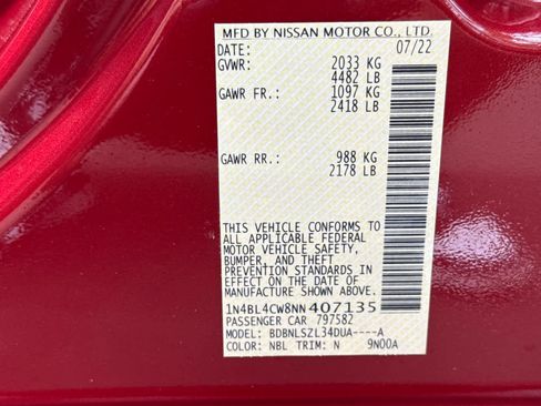 Used 2022 Nissan Altima 2.5 SR AWD/4WD image 27