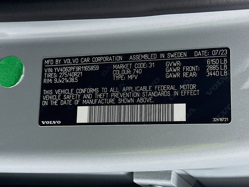 Used 2024 Volvo XC90 B6 Ultimate w/ Protection Package Premier image 12