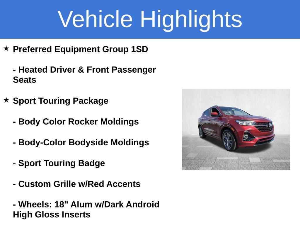 Certified 2023 Buick Encore GX Select w/ Sport Touring Package FWD image 3