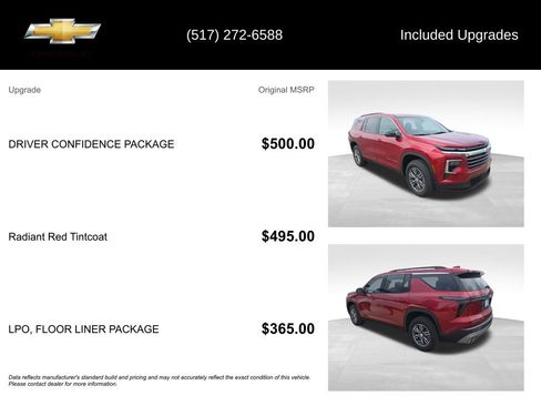 Used 2025 Chevrolet Traverse LT w/ Driver Confidence Package AWD/4WD image 5