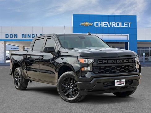 Certified 2025 Chevrolet Silverado 1500 Custom w/ Turbomax Blackout Package image 1