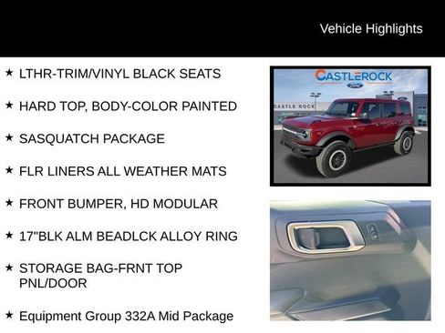 New 2025 Ford Bronco Badlands w/ Sasquatch Package image 7