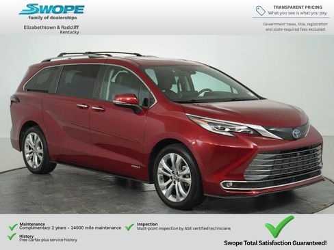 Used 2021 Toyota Sienna Platinum FWD image 1