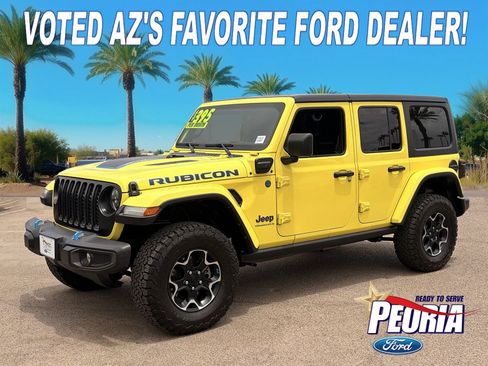 Used 2023 Jeep Wrangler Unlimited Rubicon 4xe AWD/4WD image 1