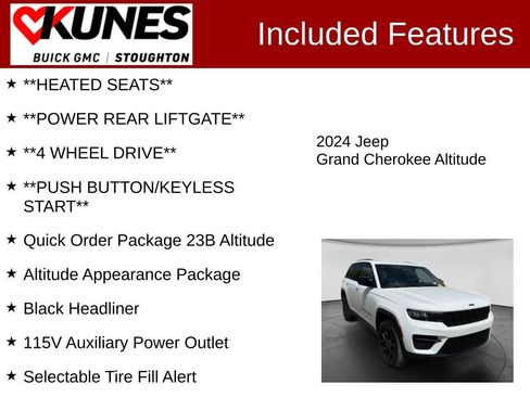 Used 2024 Jeep Grand Cherokee Altitude AWD/4WD image 3