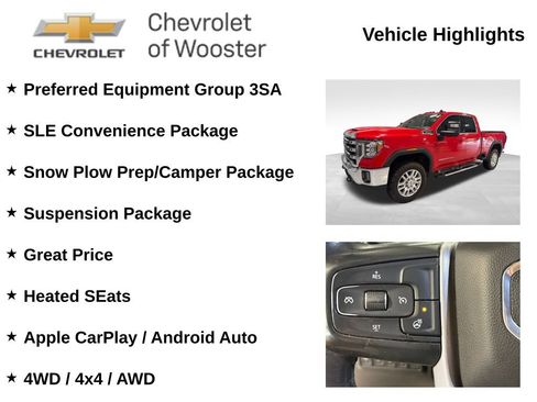 Used 2022 GMC Sierra 2500 SLE w/ SLE Convenience Package AWD/4WD image 2