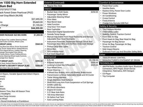 Used 2015 RAM 1500 Big Horn image 3
