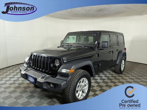 Certified 2023 Jeep Wrangler Unlimited Sport AWD/4WD image 1