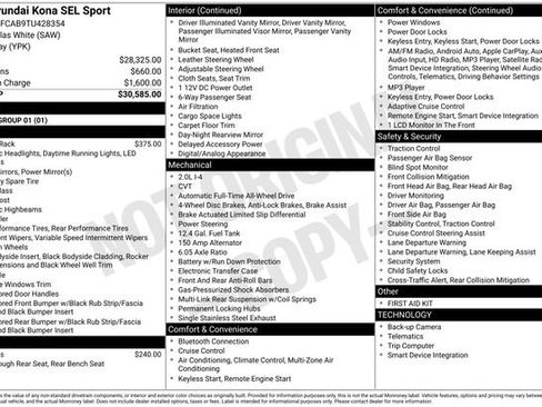 New 2026 Hyundai Kona SEL Sport AWD/4WD image 42