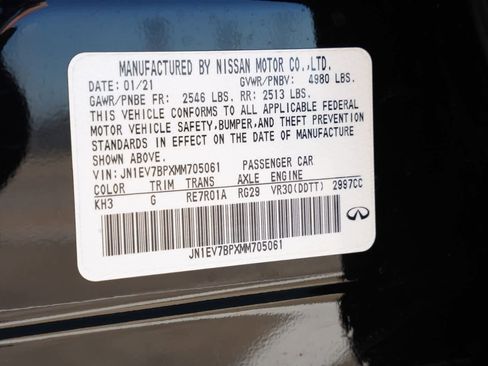 Used 2021 INFINITI Q50 Luxe image 29