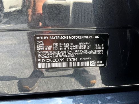 Used 2022 BMW X7 M50i w/ Dynamic Handling Package AWD/4WD image 34