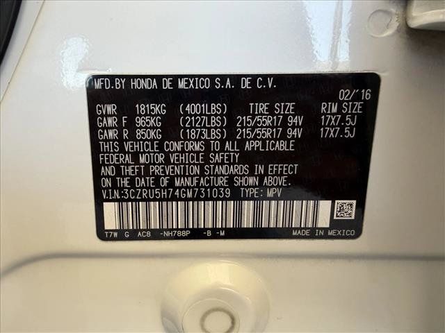 Used 2016 Honda HR-V EX-L image 24