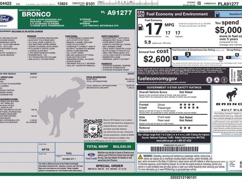 Used 2023 Ford Bronco Wildtrak image 14