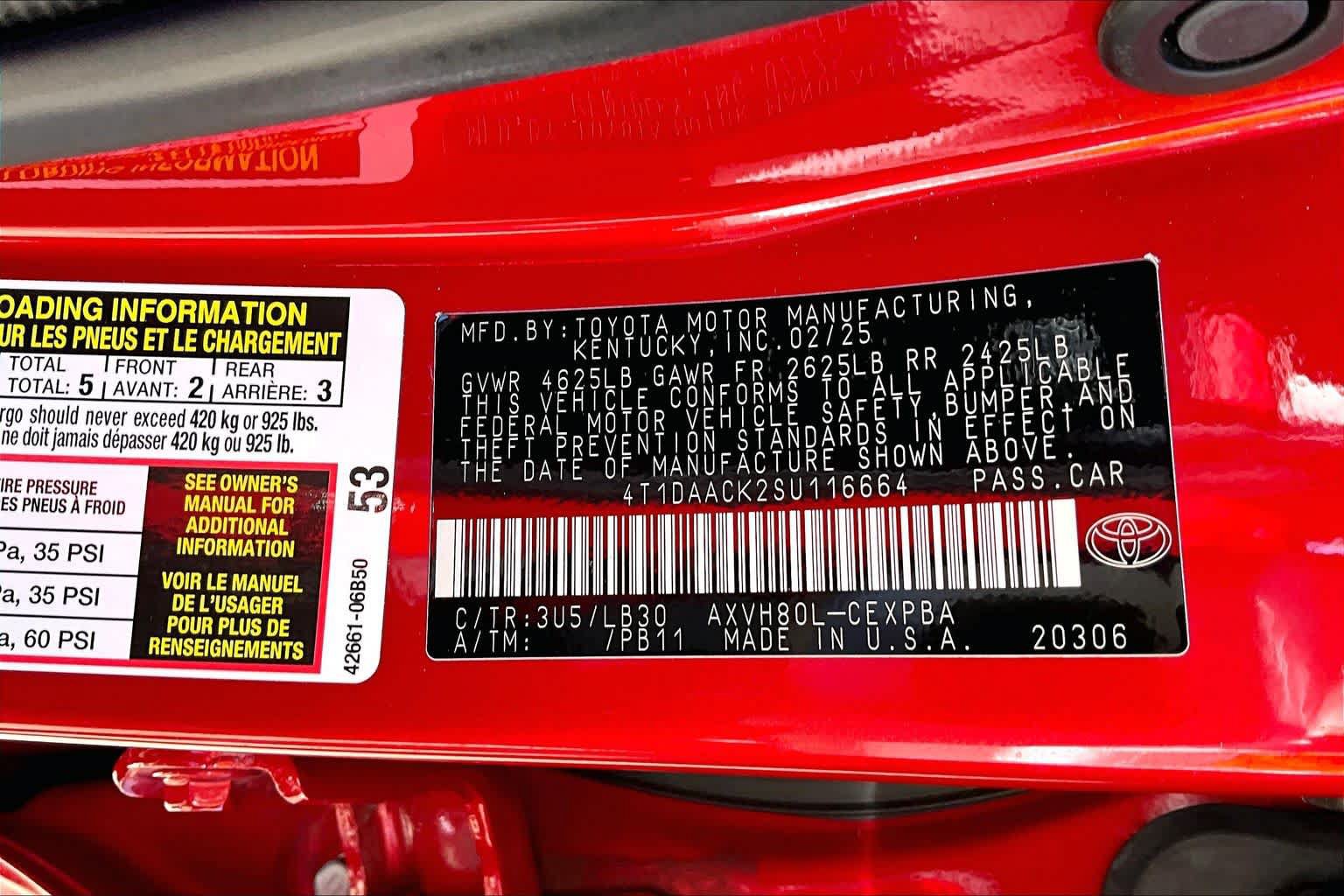 Used 2025 Toyota Camry XSE w/ Premium Package FWD image 34