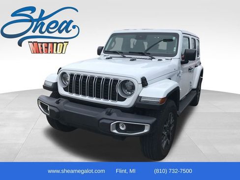 Used 2024 Jeep Wrangler Unlimited Sahara w/ Technology Group AWD/4WD image 1