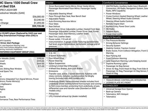 Certified 2018 GMC Sierra 1500 Denali AWD/4WD image 5