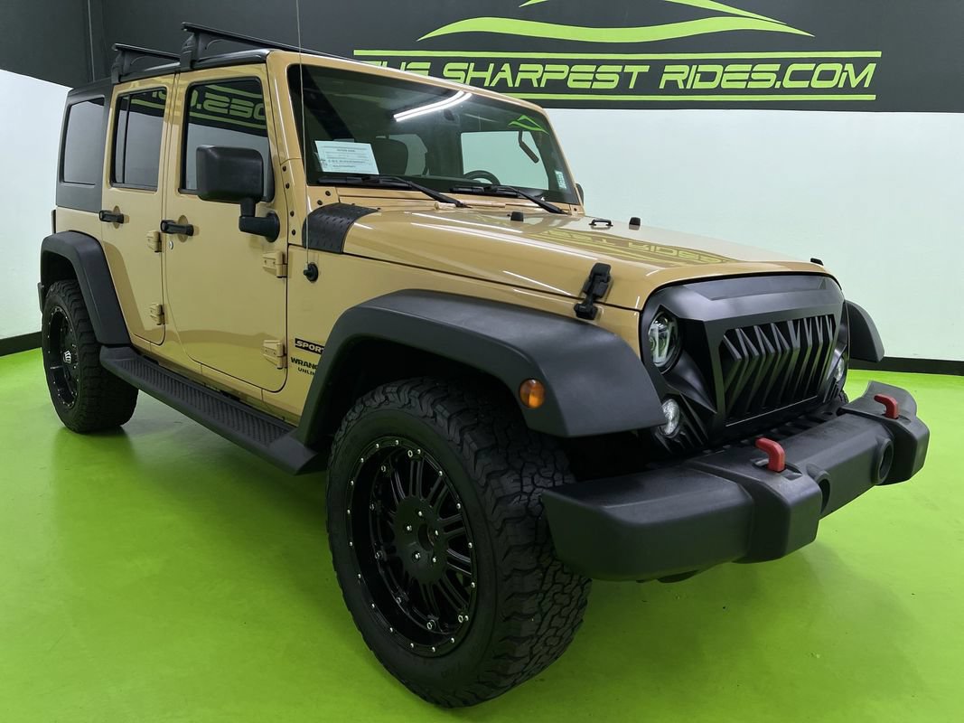 Used 2014 Jeep Wrangler Unlimited Sport w/ Quick Order Package 24S AWD/4WD image 2