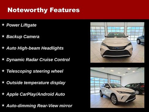 Used 2021 Toyota Venza XLE w/ Carpet Mat Package (TMS) AWD/4WD image 12