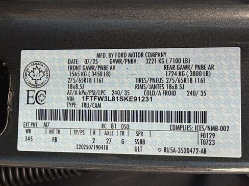 Used 2025 Ford F150 XLT w/ Equipment Group 301A Standard AWD/4WD image 39