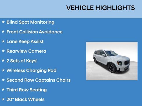 Used 2023 Kia Telluride S w/ S Sunroof Package image 3