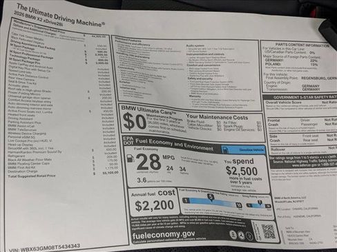 New 2026 BMW X2 xDrive28i w/ Technology Package image 20